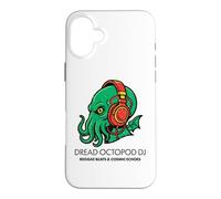 Dread Octopod DJ - Reggae Beats Cosmic Echoes Art Case for iPhone 16 Plus