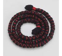 DreadLab - Bendable Spiral Dread Ties (40cm, Black with Red Thread)