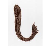 DreadLab - Soft Style Double Ended Synthetic Dreadlocks Twists 10 Pack (Brown)