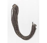 DreadLab - Soft Style Double Ended Synthetic Dreadlocks Twists 10 Pack (Dark Silver)