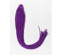 DreadLab - Soft Style Double Ended Synthetic Dreadlocks Twists 10 Pack (Purple)
