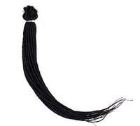 DreadLab - Synthetic Dreadlocks Backcombed Extensions 10 Pack Double Ended (Black)