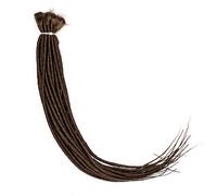 DreadLab - Synthetic Dreadlocks Backcombed Extensions 10 Pack Double Ended (Brown)