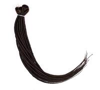 DreadLab - Synthetic Dreadlocks Backcombed Extensions 10 Pack Double Ended (Dark Brown)