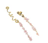 Dreadlock Haarschmuck Set - 2 Teilig Haarperlen Schmuck | Legierung Naturstein Dreadlock Accessories | Zopf Haar Deko Für Frauen Mädchen Hochzeit Party Festival Braiding Styling