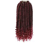 Dreadlock Hairtie 12 Strands Braids Natural Looks High Temperature Fibers Braiding Hair Extension For Fashion Enthusiasts Short Crochet Hair