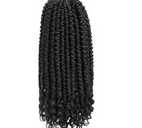 Dreadlock Hairtie 12 Strands Braids Natural Looks High Temperature Fibers Braiding Hair Extension For Fashion Enthusiasts Short Crochet Hair