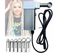 Dreadlock Machine, Electric Dreadlock Machine,Dreadlocks Maker With 6 Head,with 20 Automatic Crochet Needles,Easy Dreadlocks Braiding Hair Extensions~/
