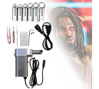 Dreadlocks Maker Machine, 6 Head Crochet Twisting Braiding Tool with 20 Automatic Needles for Instant Locs - Ideal for Easy Dreadlock Creation