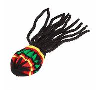 Dreadlocks Wig Hat Breathable Knit Beret Hat with Long Black Dreadlocks Wig for Summer Winter Halloween Party