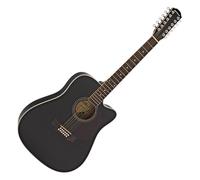 Dreadnought 12 String Acoustic Guitar by G4M Black - NearlyNew