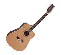 Dreadnought 12 String Acoustic Guitar by Gear4music Natural