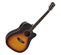 Dreadnought Cutaway Electro Acoustic Guitar Sunburst