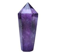 Dream Amethyst Crystals Towers Crystal Tower Wand 6 Faceted Single Point Prism for,40~50g