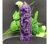 Dream Amethyst Obelisk Quartz Crystal Column (Size : 2pcs) Gemstone Stone