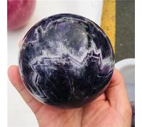 Dream Amethyst Quartz Crystals Sphere Ball Ornaments (Size : 8-8.5cm) Gemstone Stone