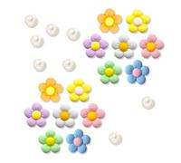 Dream Aurora Flower Shoe Charms for Girls Teens Adults,Shoe Decoration for Clog Sandals,Cute Flower Charms Accessories Party Favor Birthday Gifts
