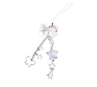 Dream Aurora Y2K Cute Phone Charms: Butterfly, Star Designs - Blue Star, Transparent Butterfly - Multi-colored - Lobster Clasp - Decor for Phone, Bag, Purse, Backpack, Camera