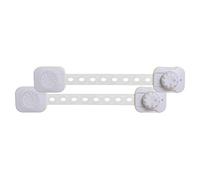 Dream Baby Brand Cabinet Latches - Multi-Purpose Adjustable Latches (2 Pack)