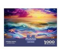 Dream Beach Jigsaw Puzzles Puzzle for Adults Kids. 1000 Piece Impossible Challenge Toy Educational Games Home Decoration for Adults& Kids Age 14 Years Up 70x50cm/1000pcs