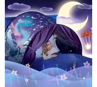 Dream Bed Tents for Boys Girls, Foldable Magic Game Tent for Children, Pop up Sleep Tent for Kids Bedroom, Children's Playrooms, Christmas Birthday Gifts (Wonderland)