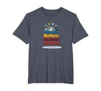 Dream Beliem Achieve Inspirational Mountain Success T-Shirt, Men's Big and Tall, Heather Blue, 5X Tall