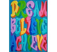 Dream Believe Achieve: Unlock Your Dreams: A Journal for Self-Discovery, Gratitude, and Personal Growth | 8.5" x 11" | 195 pages