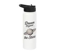 Dream Beyond The Stars Inspirational Cosmos Stainless Steel Insulated Water Bottle