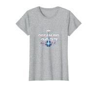 Dream Big 2037 Graduation Futuristic Celebration T-Shirt, Women, Heather Grey, L