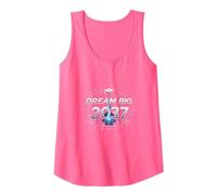 Dream Big 2037 Graduation Futuristic Celebration Tank Top, Women, Neon Pink, L