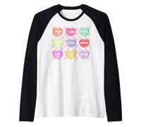 Dream Big 4 Ever Be Mine Let's Kiss Be True Awesome Love Bug Raglan Baseball Tee