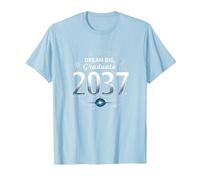 Dream Big, Graduate 2037 Celestial Celebration T-Shirt, Men, Baby Blue, S