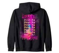 Dream Big Inspirational Design Zip Hoodie