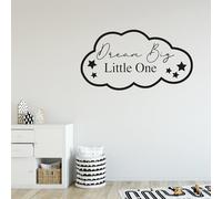 Dream Big Little One Vinyl Sticker Nursery Wall Baby Cot Room New Born Baby Shower