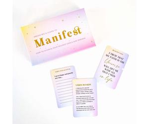 Dream Big & Manifest - 100 Cards - Mindfulness & Wellbeing Card Pack. Tips & Tricks to Manifest Your Wildest Dreams and Goals.