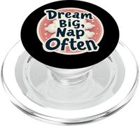 Dream Big Nap Often Funny Student First Day School Napper PopSockets PopGrip for MagSafe