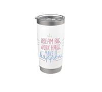 Dream Big Work Hard Make It Happen Motivational Success Stainless Steel Insulated Tumbler