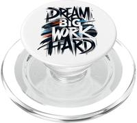 Dream Big Work Hard Motivation Hustle Success Mindset PopSockets PopGrip for MagSafe