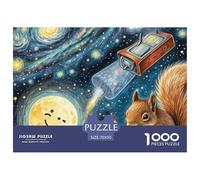 Dream Binder Squirrel 1000 Piece Puzzles Magic Fantasy for Adults Challenging Gift Memory Games Stress Relief 70x50cm/1000pcs