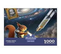 Dream Binder Squirrel 1000 Piece Puzzles Magic Fantasy for Age 12+ Fun Gift Memory Games Relaxing 70x50cm/1000pcs
