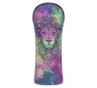 Dream Bohemian Starry Lion Golf Head Cover Headcovers with Number Tags for Driver Hybrid and Fairway Woods 1pcs