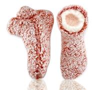 Dream Bridge 1 Pair Women Fluffy Slipper Socks Soft Fuzzy Comfy Winter Warm Thicken Cozy Home Slipper Bed Socks for Ladies,Pink,5/7 UK