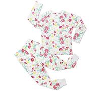 Dream Bridge Girls Pajamas Set, Girls Pjs Long Sleeve Cotton Toddlers PJs 2 Piece Sleepwear 3 to 8 Years, Yellow,4-5Years