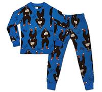 Dream Bridge Kids Pajamas Set, Girls Pjs Boys Pajamas Long Sleeve Cotton Toddlers PJs 2 Piece Sleepwear 3 to 8 Years,Blue,3-4 Years