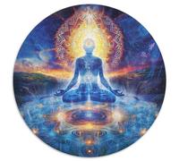 Dream Buddha 1000 Piece Round Jigsaw Puzzles for Adults People Creative Reliever Difficult Challenge 1000pcs (67.5x67.5cm)