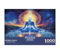 Dream Buddha Jigsaw Puzzles for Adults Gifts 1000 Pieces Fun Challenging Home DecoRation Brainteasing Science Fiction Person Jigsaw Puzzle for Women Men Adult 38x26cm/1000pcs