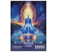 Dream Buddha Jigsaw Puzzles Puzzle for Adults Kids. 1000 Pieces Whimsical Challenge Toy Educational Games Home Decoration for Adults& Kids Age 14 Years Up 38x26cm/1000pcs