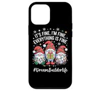 Dream Builder Gnome Everything Is Fine Funny Christmas Case for iPhone 12 mini