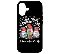 Dream Builder Gnome Everything Is Fine Funny Christmas Case for iPhone 17