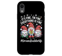 Dream Builder Gnome Everything Is Fine Funny Christmas Case for iPhone XR